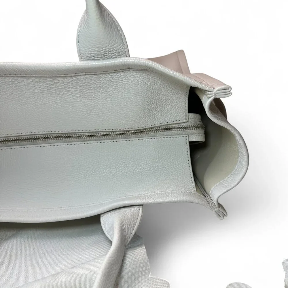 Marc Jacobs The Leather Large Tote Bag - Cream/White (Like New) - Picture 7 of 14